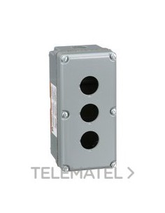 CAJA ALUMINIO 3 TALADROS DIÁMETRO 30mm