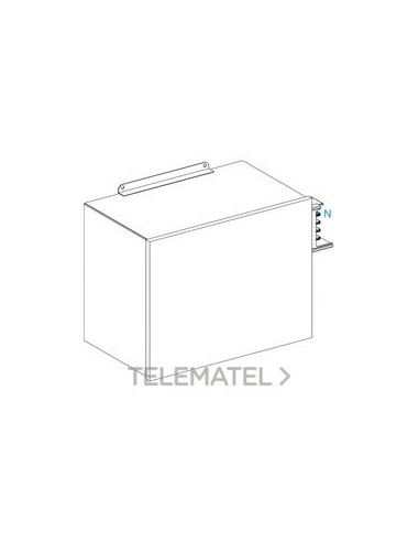 CAJA ALIM.IZQ.630A+tapa CIE.