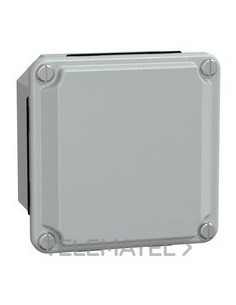 CAJA ACERO TAPA BAJA 85x85x49mm