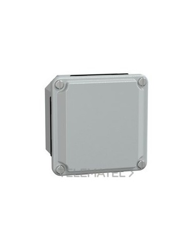 CAJA ACERO TAPA BAJA 85x85x49mm