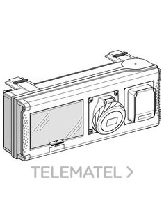 CAJA 3L+N+PE 32A INDUSTRIAL+INDUSTRIAL