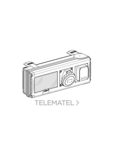 CAJA 3L+N+PE 32A INDUSTRIAL+INDUSTRIAL