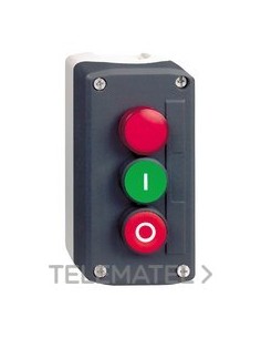 CAJA 2 PULSADORES 1 PILOTO CON LED 24V