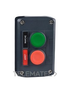 CJ.2 PULS.VERDE-ROJO ETIQ."ARRET-MARCHE"