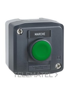 CAJA 1 PULS.VD ETIQ."MARCHE"