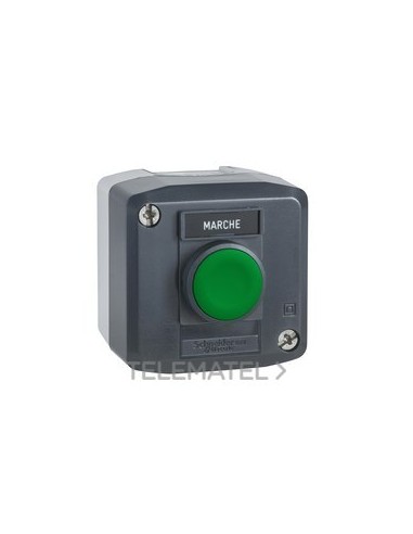 CAJA 1 PULS.VD ETIQ."MARCHE"