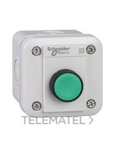 CAJA 1 PULS.LUMIN.STE.VD LED 230V