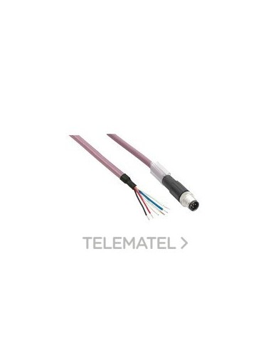 CABLE RECTO M8-4P H 3m