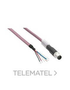 CABLE RECTO M8-4P H 25m
