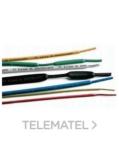 TUBO TERMORRETRACTIL 1,6mm BLANCO TIRAS