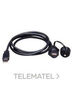 CABLE EXTN.USB P/MONT.PNL.1m