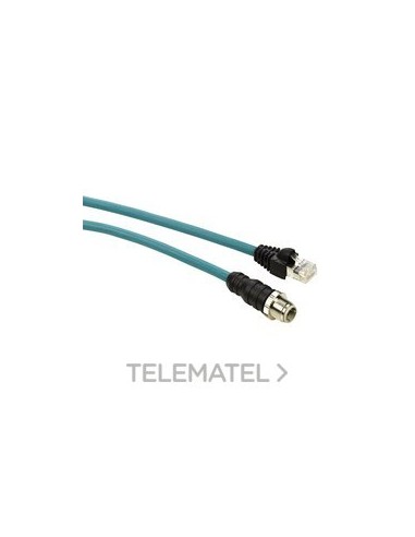 CABLE ETHERNET IP67 M12-RJ45 25m