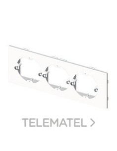 PLACA P/3 MEC.UNIV.U24X PVC BN