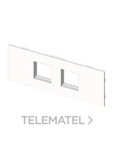 PLACA P/2 MOD.45x45 SIMON 27 U24X PVC BN