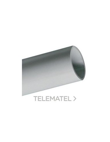 TUBO RÍGIDO TPV PVC LISO M63 GRIS