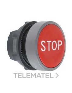 CABEZA PULS.XB5 RJ MCJE."STOP" GR