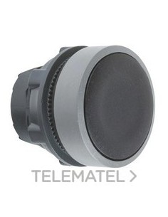 CABEZA PULSADOR XB5 NEGRO GRIS