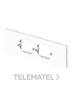 PLACA P/2 MEC.UNIV.U24X PVC BN