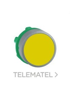 CABEZA PULSADOR XB5 AMARILLA GRIS