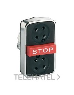 CABEZA PULSADOR TRIPLE SIN TAPA IP66