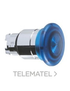 CABEZA PULSADOR SETA LUMINOSO AZUL