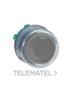 CABEZA PULSADOR RASANTE GOMA NEGRA