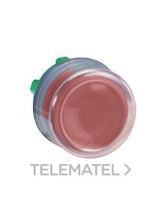 CABEZA PULSADOR RASANTE GOMA ROJA