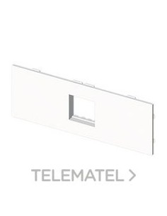 PLACA P/1 MOD.45x45 SIMON 27 U24X PVC BN