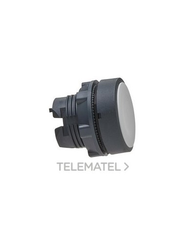 CABEZA PULSADOR RASANTE BLANCA