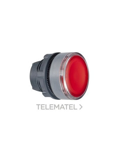 CABEZA PULS.LUMIN.XB5 RJ LED P/ETIQ.GR