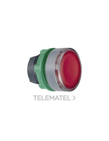 CABEZA PULS.LUMIN.XB5 RJ LED GR