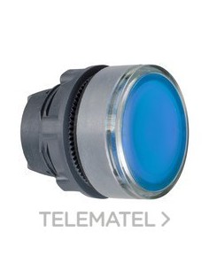 CABEZA PULS.LUMIN.XB5 AZ LED P/ETIQ.GR