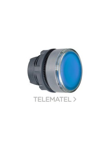 CABEZA PULS.LUMIN.XB5 AZ LED P/ETIQ.GR