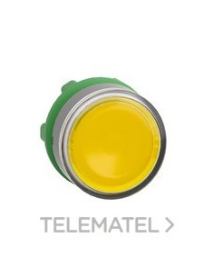 CABEZA PULS.LUMIN.XB5 AM.LED P/ETIQ.GR