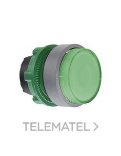 CABEZA PULS.LUMIN.STE.XB5 VD LED GR