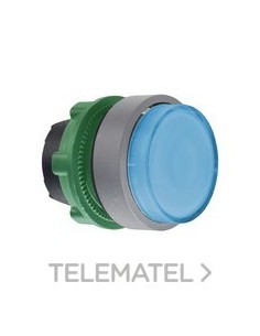 CABEZA PULS.LUMIN.STE.XB5 AZ LED GR