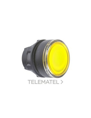 CABEZA PULSADOR LUMINOSO AMARILLO LED