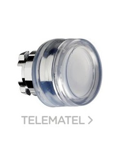 CABEZA PULSADOR GOMA XB4 BLANCO CUSTO
