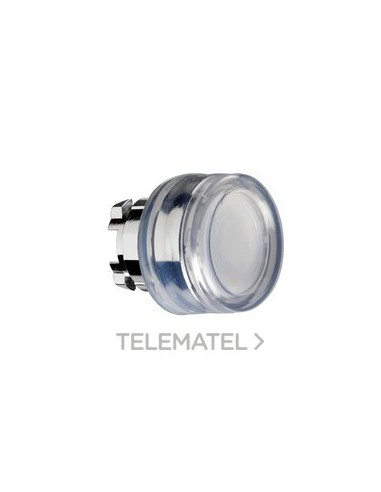 CABEZA PULSADOR GOMA XB4 BLANCO CUSTO