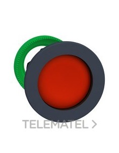 CABEZA PULSADOR FLUSH REBAJADO ROJO