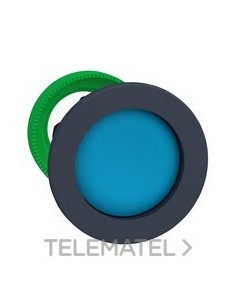 CABEZA PULSADOR FLUSH REBAJADO AZUL