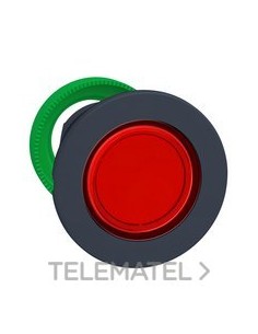 CABEZA PULSADOR FLUSH LUMINOSO ROJO LED
