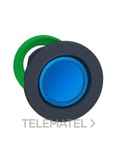 CABEZA PULSADOR FLUSH LUMINOSO AZUL LED