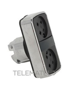 CABEZA PULSADOR DOBLE SIN TAPA IP66