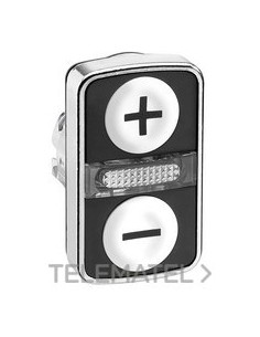 CABEZA PULS.DBL.+PIL.NG/BL+/- IP66