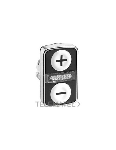 CABEZA PULS.DBL.+PIL.NG/BL+/- IP66