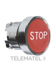 CABEZA PULS.d.22 RAS.RJ "STOP" BL EMET.