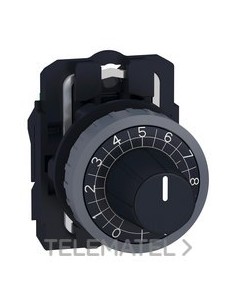 CBZA.POTENCIOM.XB5 EJE 45-50 mm COLOR GR