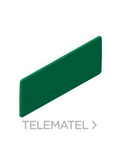 PLACA ID 67 40x100 PC VERDE RAL6024