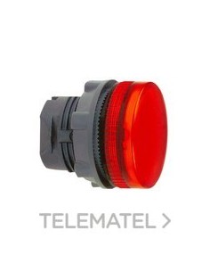 CABEZA PILOTO LED ROJO ESTRIADO